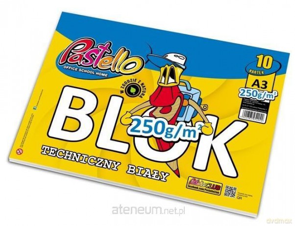 Blok techniczny A3 250g 10 kartek