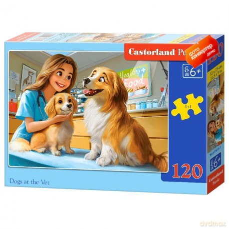 CASTORLAND 120 el. Dogs at the Vet [PUZZLE]