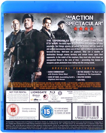 The Expendables 2 (Niezniszczalni 2) [Blu-Ray]