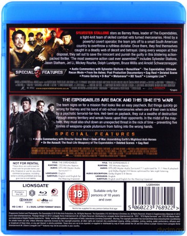 Expendables / The Expendables 2  (Niezniszczalni / Niezniszczalni 2) [2xBlu-Ray]
