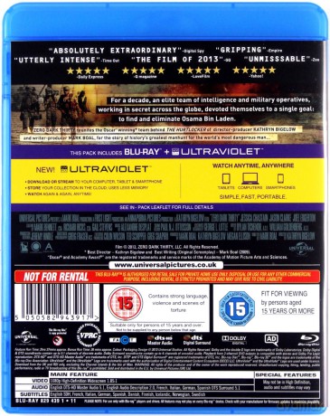 Zero Dark Thirty (Wróg Numer Jeden) [Blu-Ray]