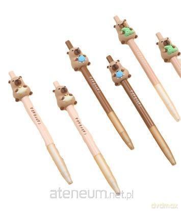 Długopis żelowy Kapibara 0,5mm nieb (36szt)