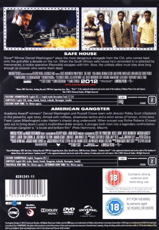 Safe House / American Gangster [2DVD]