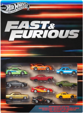 Hot Wheels Fast&Furious Szybcy i wściekli 10-pak