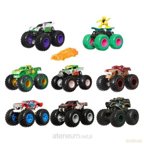 Hot Wheels Monster Trucks Pojazd 1:64 mix (8szt)