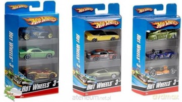 Hot Wheels Samochodziki 3-pak mix (12szt)