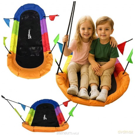 Huśtawka ogrodowa bocianie gniazdo prostokątna