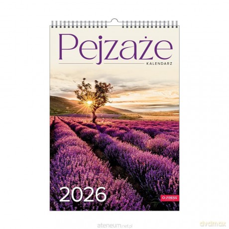 Kalendarz 2026 A3 wieloplanszowy Pejzaże [KALENDARZ]