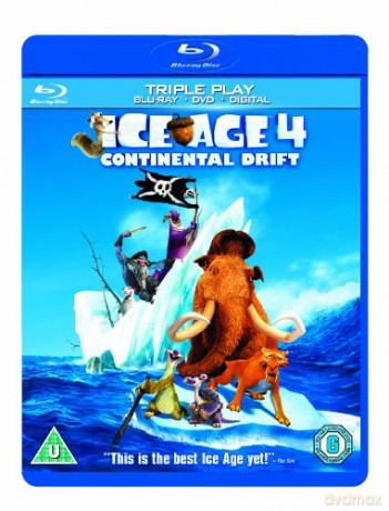 Ice Age 4: Continental Drift (Epoka Lodowcowa 4: Wędrówka kontynentów 3D) [Blu-Ray]+[DVD]