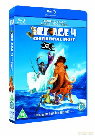 Ice Age 4: Continental Drift (Epoka Lodowcowa 4: Wędrówka kontynentów 3D) [Blu-Ray]+[DVD]