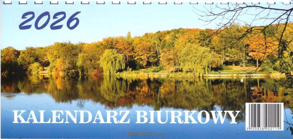 Kalendarz 2026 biurkowy poziomy [KALENDARZ]