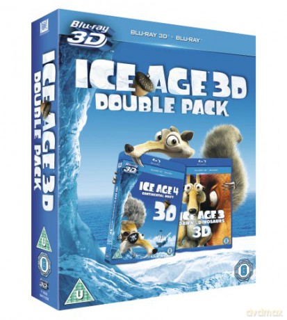 Ice Age 3: Dawn of the Dinosaurs / Ice Age 4: Continental Drift (Epoka Lodowcowa 3: Era Dinozaurów / Epoka Lodowcowa 4: Wędrówka kontynentów 3D) [Blu-ray 3D]+[Blu ray]
