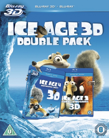 Ice Age 3: Dawn of the Dinosaurs / Ice Age 4: Continental Drift (Epoka Lodowcowa 3: Era Dinozaurów / Epoka Lodowcowa 4: Wędrówka kontynentów 3D) [Blu-ray 3D]+[Blu ray]