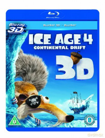 Ice Age 4: Continental Drift (Epoka Lodowcowa 4: Wędrówka kontynentów 3D) [Blu-ray 3D]+[Blu-Ray]