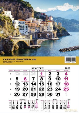 Kalendarz 2026 jednodzielny Krajobraz [KALENDARZ]