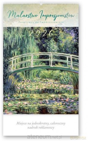 Kalendarz 2026 reklamowy Malarstwo Impresjonistów [KALENDARZ]