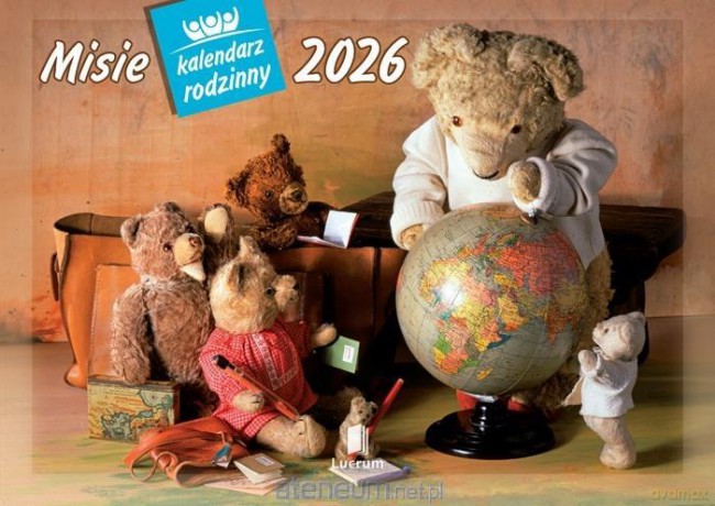 Kalendarz 2026 rodzinny Misie [KALENDARZ]