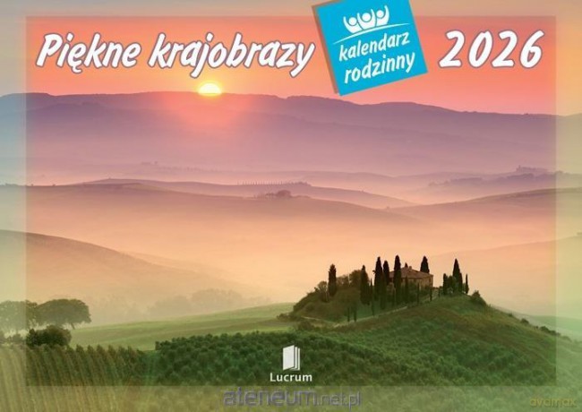Kalendarz 2026 rodzinny Piękne krajobrazy [KALENDARZ]