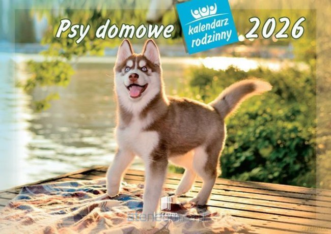 Kalendarz 2026 rodzinny Psy domowe [KALENDARZ]