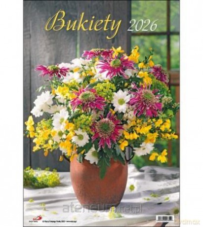 Kalendarz 2026 ścienny bukiety [KALENDARZ]
