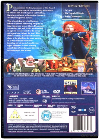 Brave (Merida Waleczna) [DVD]