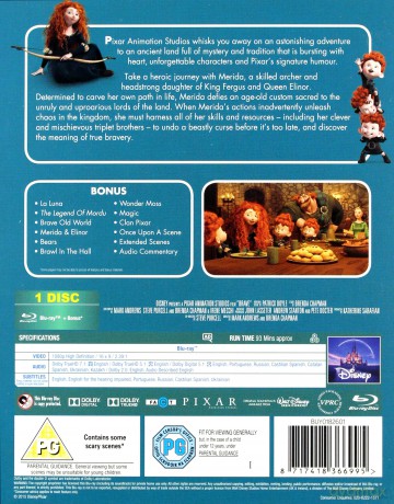 Brave (Merida Waleczna) [Blu-Ray]