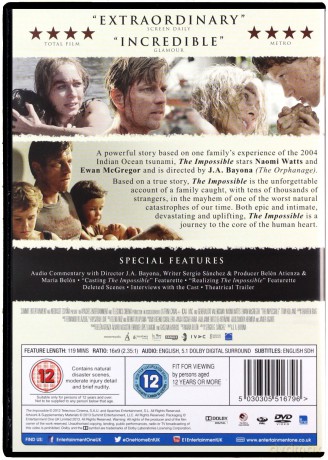 The Impossible (Niemożliwe) [DVD]