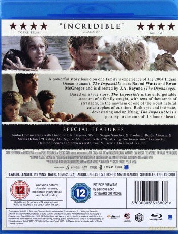 The Impossible [Blu-Ray]