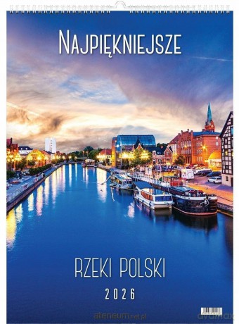 Kalendarz 2026 wieloplanszowy rzeki Polski [KALENDARZ]