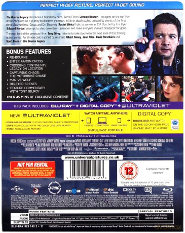 The Bourne Legacy - Limited Edition Steelbook (Dziedzictwo Bourne'a) [Blu-Ray]