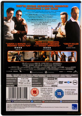 Seven Psychopaths (7 Psychopatów) [DVD]