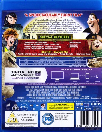 Hotel Transylvania (Hotel Transylwania) [Blu-Ray]