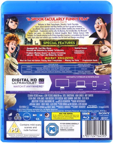 Hotel Transylvania (Hotel Transylwania) [Blu-Ray]
