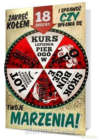 Karnet B6 Urodziny 18