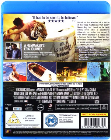 Life of Pi (Życie Pi) [Blu-Ray]