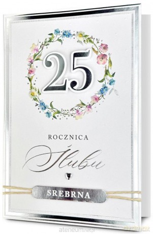 Karnet Rocznica ślubu 25