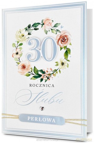 Karnet Rocznica ślubu 30