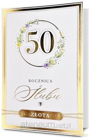 Karnet Rocznica ślubu 50