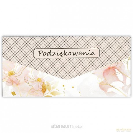 Karnet-koperta Podziękowania