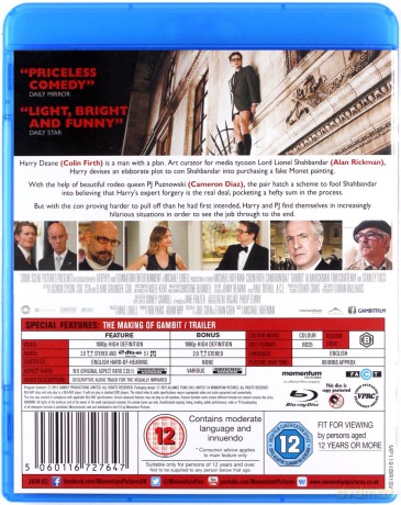 Gambit (Gambit, Czyli Jak Ograć Króla) [Blu-Ray]