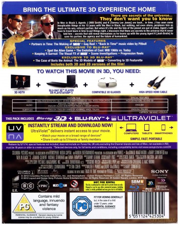 Men in Black 3 (Faceci W Czerni 3) [Blu-ray 3D]+[Blu-Ray]