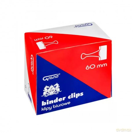 Klipy biurowe 60mm 6szt GRAND