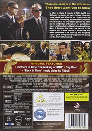 Men in Black 3 (Faceci W Czerni 3) [DVD]