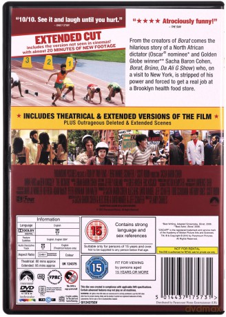 The Dictator (Dyktator) [DVD]