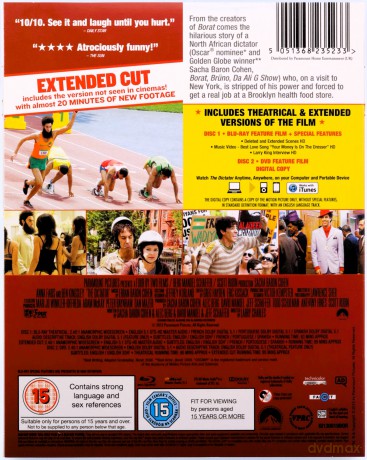 The Dictator (Dyktator) [Blu-Ray]+[DVD]