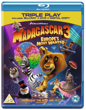 Madagascar 3: Europe\'s Most Wanted (Madagaskar 3) [Blu-Ray]+[DVD]