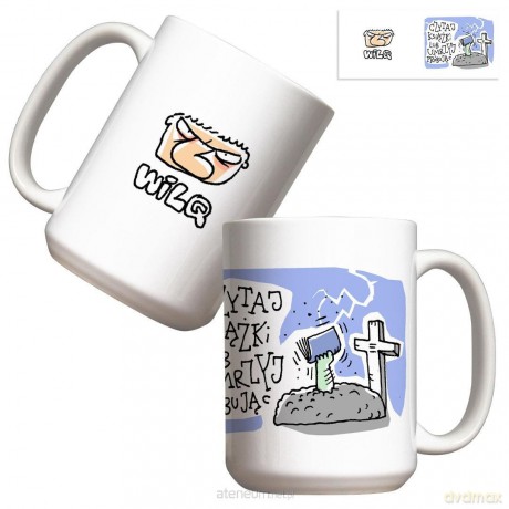 Kubek - Wilq Czytaj książki lub umrzyj 440ml