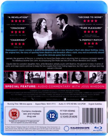 Much Ado About Nothing (Wiele Hałasu O Nic) [Blu-Ray]