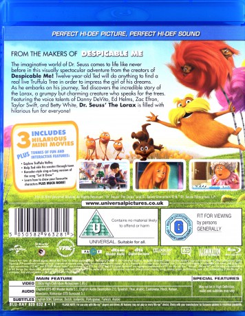 Dr. Seuss\' The Lorax [Blu-Ray]