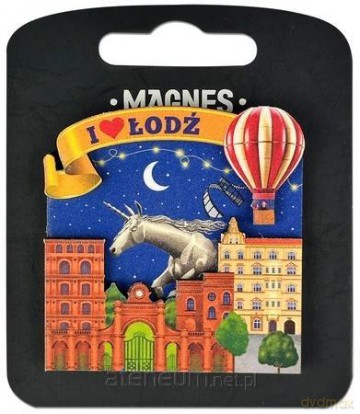 Magnes I love Poland Łodż ILP-MAG-C-LOD-34